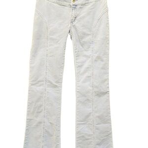 Jennifer Lopez Light Baby Blue Flare Pants